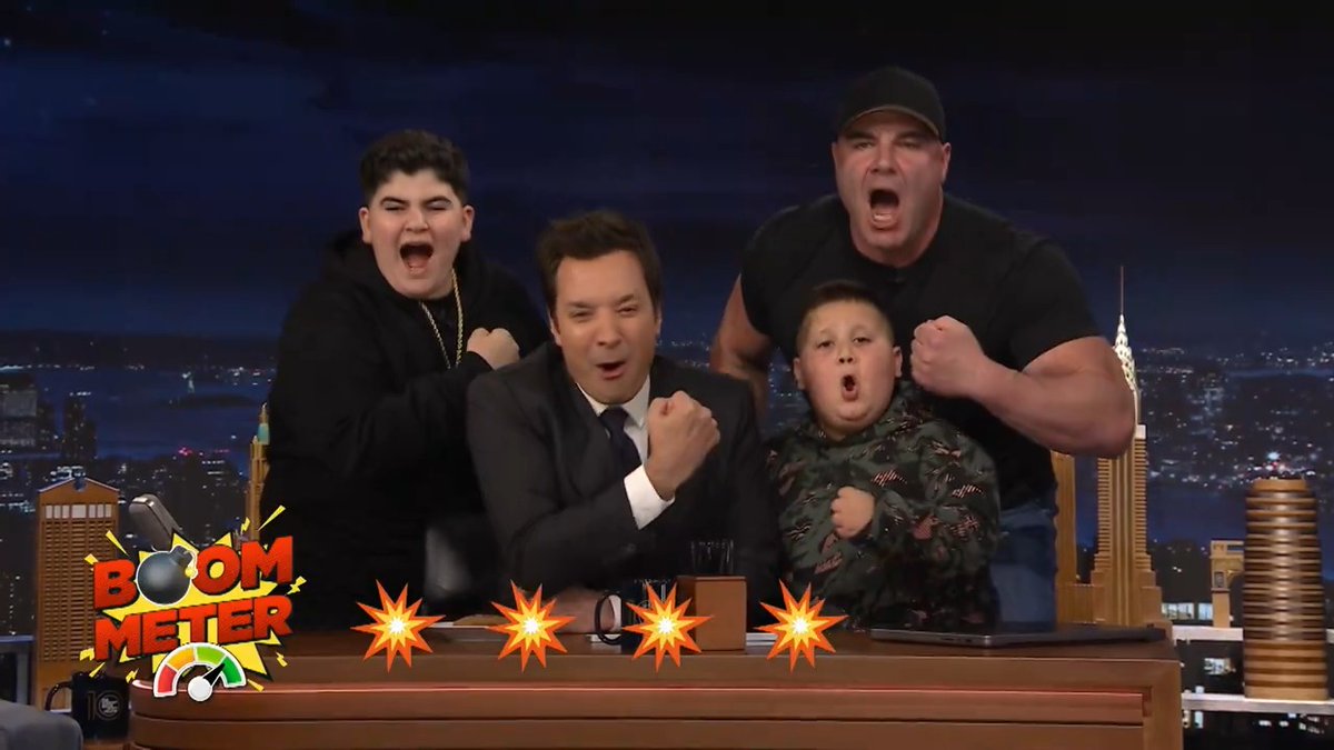 A.J. & Big Justice (A.J. & Big Justice) and The Rizzler rank Halloween candies with The BOOM! 💥 Meter #FallonTonight