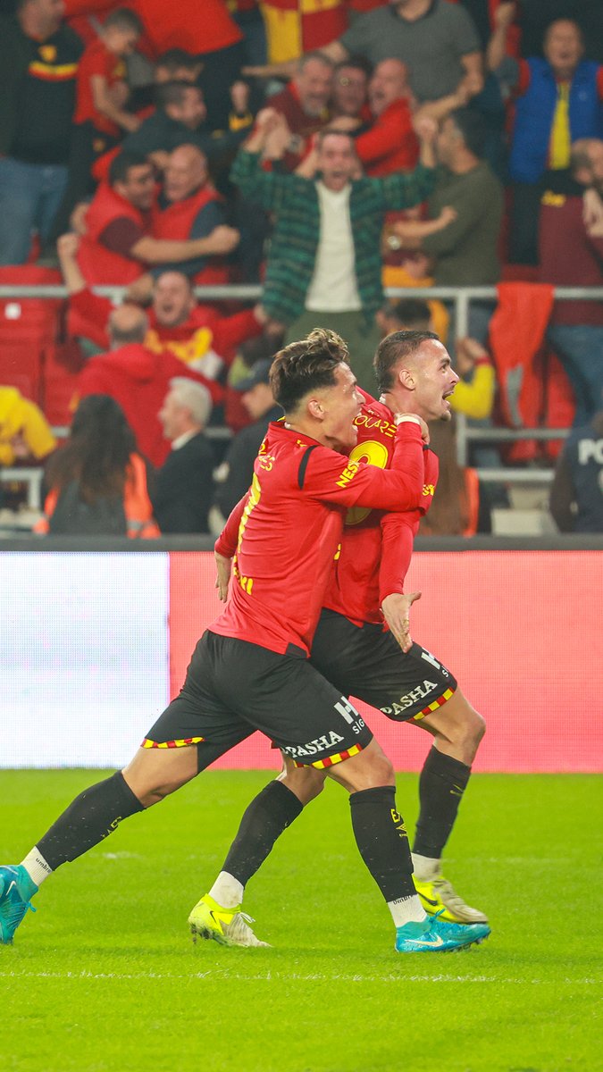 David Tijanic'ten 90. dakikada gelen galibiyet golü! 💛❤️ #Göztepe #AsırlıkEfsane