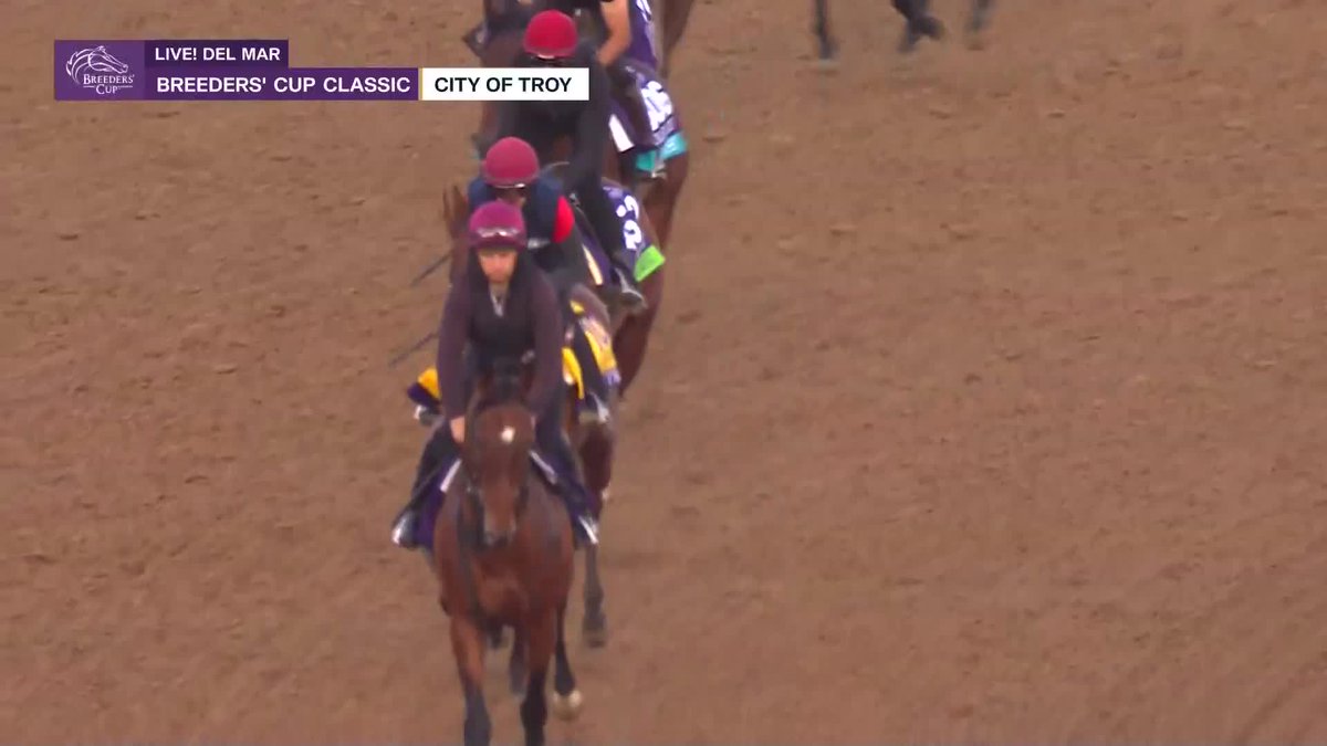 Aidan's army reporting for duty at @delmarracing.