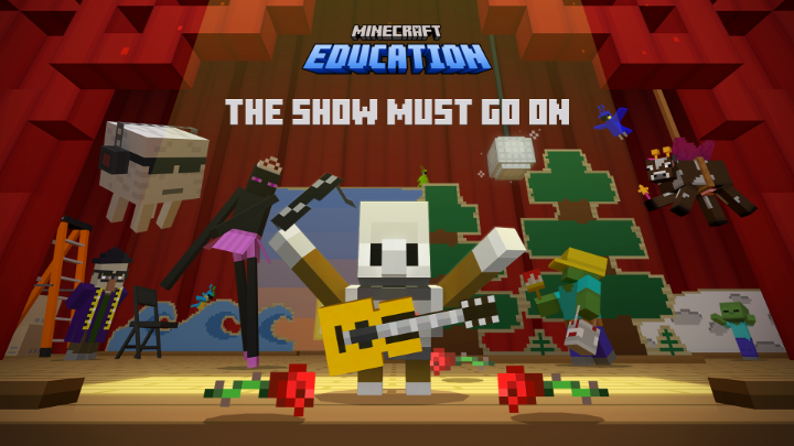 🎭Curtain’s up for #HourOfCode! Take your students backstage for a creative coding adventure. Use key Computer Science concepts to: 🎶Compose music! 🎩Design costumes! 💃Dance! #CS standards-aligned, replayable, and fun! Learn more at #MinecraftEdu