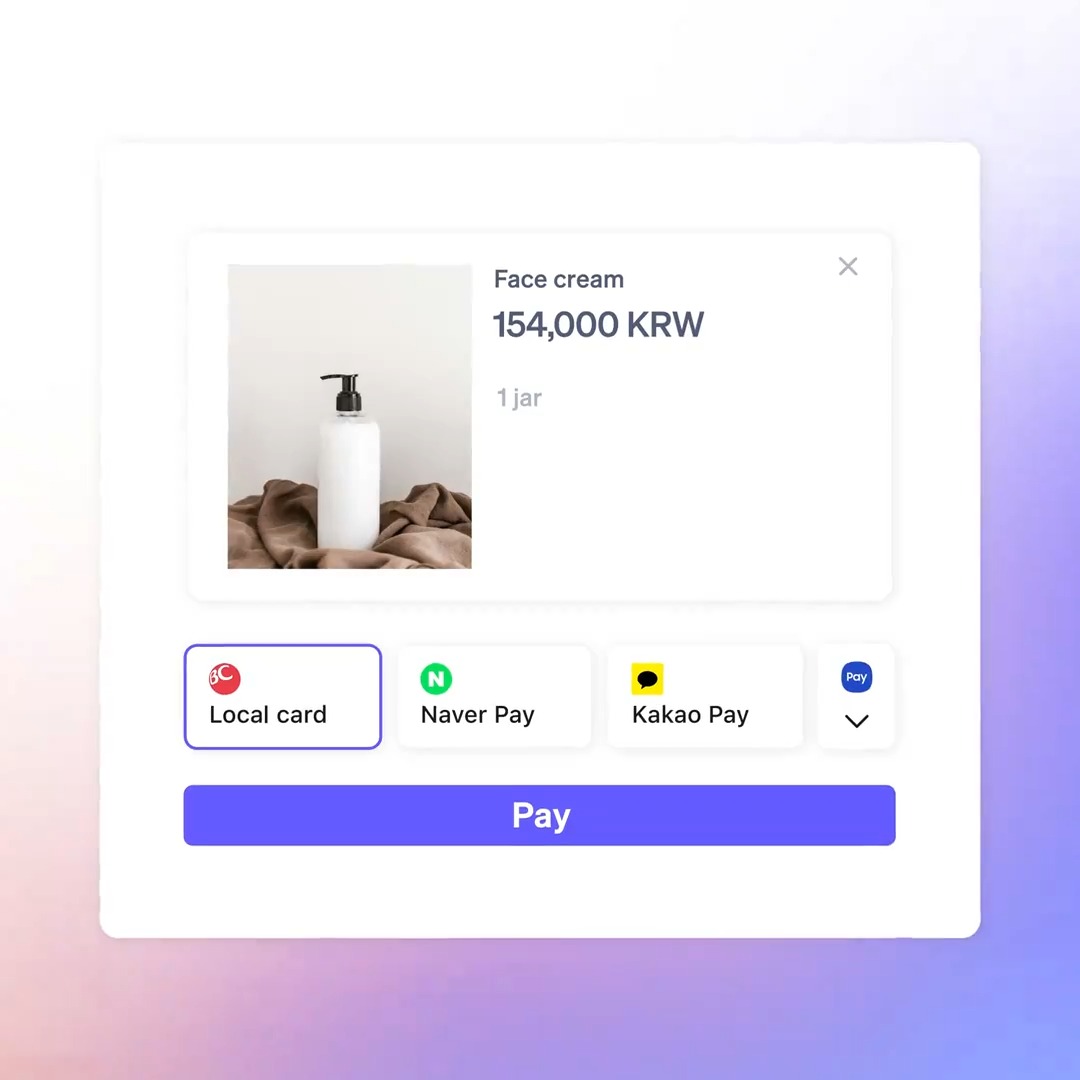 Instantly tailor your checkout for South Korean customers—accept 20 local cards and wallets directly from your dashboard. 🇰🇷 Available for US businesses: