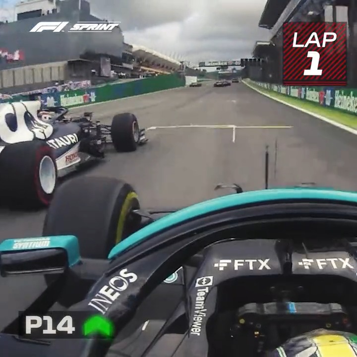 this lewis hamilton sprint MASTERCLASS will never be forgotten