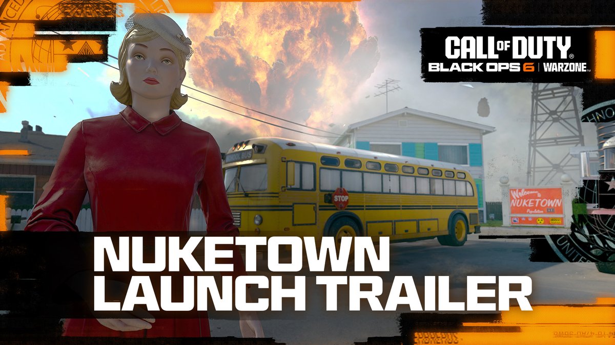 Welcome to Nuketown. This classic Call of Duty map is coming to #BlackOps6 on November 1: