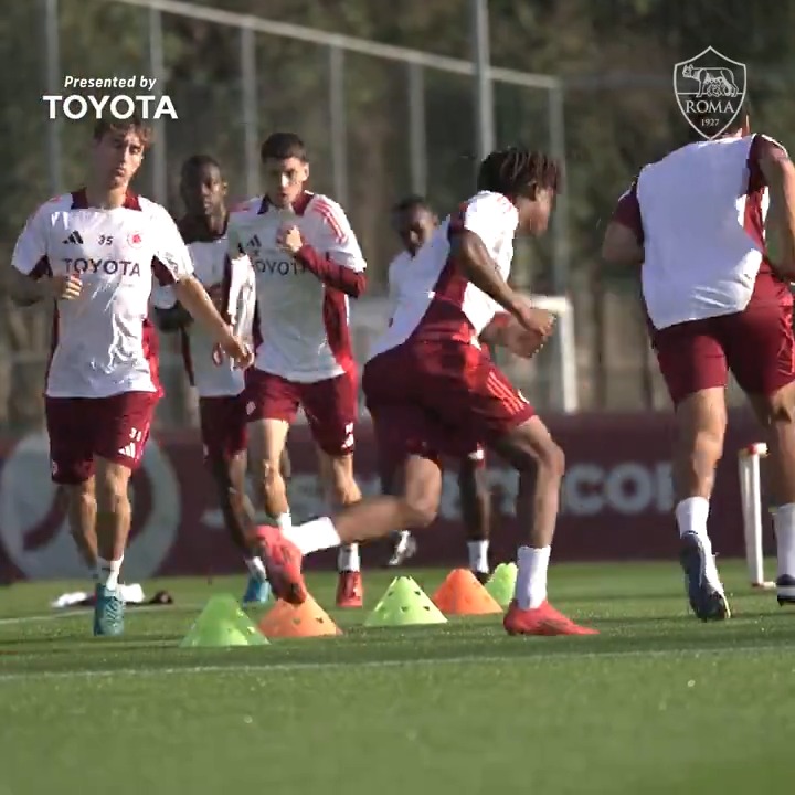 L'allenamento a due giorni da Roma-Torino. #ASRoma