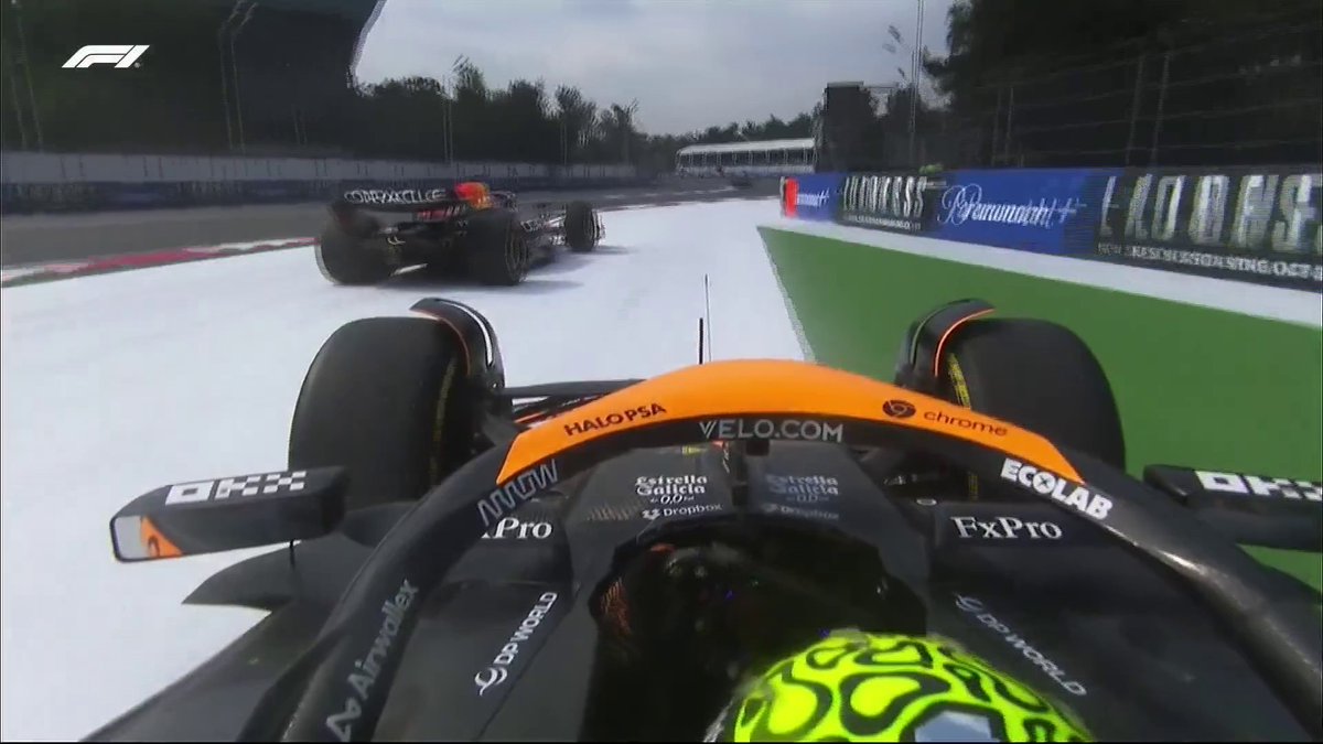 New angles of THAT Verstappen-Norris clash in Mexico 🇲🇽👀
