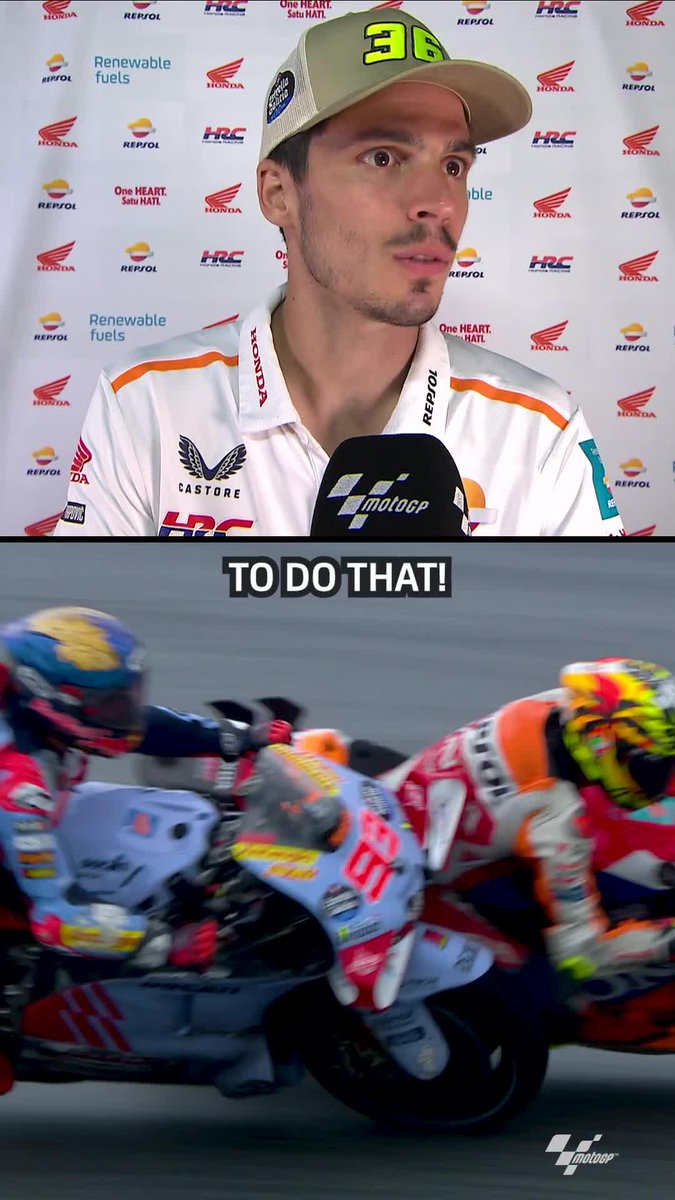 An unfortunate late collision between former teammates 💥 Marc Márquez and JoanMir36 shared their views on it 👀🎙️ #ThaiGP 🇹🇭
