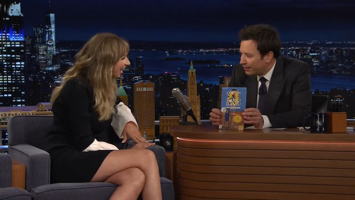 Lauren Lapkus gifts Jimmy her very own Big Sue from Comedy Bang Bang action figure! #FallonTonight