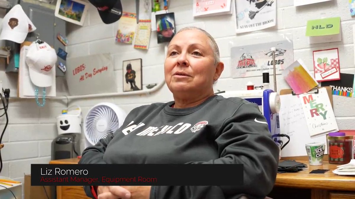 Everyone in and around Lobo Athletics knows what an impact Miss Liz makes in our department day in and day out over the past 31 years! Coach Pitino came by to surprise her with a gift and special video from a recent basketball alum. #GoLobos