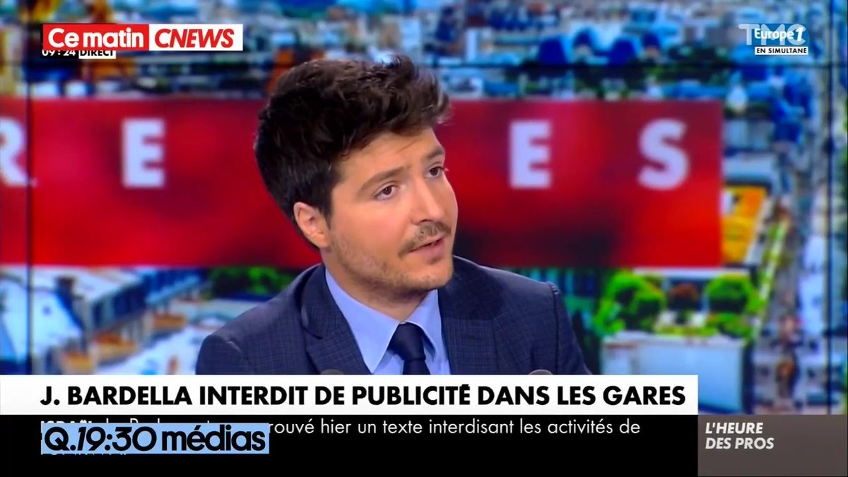 La régie publicitaire de la SNCF a refusé la campagne promo dans les gares pour le premier livre de Jordan Bardella. Le président du RN crie à la censure.