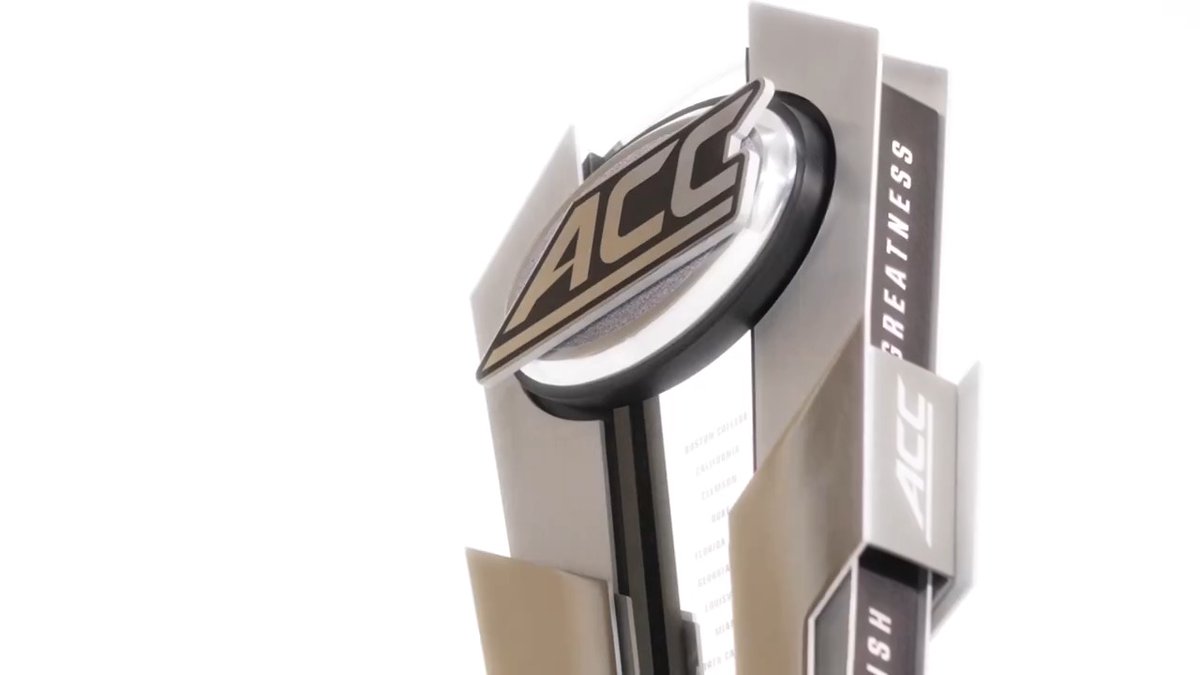 𝙃𝙞𝙨𝙩𝙤𝙧𝙮. 𝙇𝙚𝙜𝙖𝙘𝙮. 𝙂𝙧𝙚𝙖𝙩𝙣𝙚𝙨𝙨. Introducing the new ACC Championship Trophy.