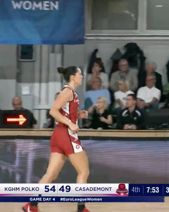 Zaragoza with 𝗧𝗛𝗘 break for the lead (and the consequent W) ✅🤯 #EuroLeagueWomen