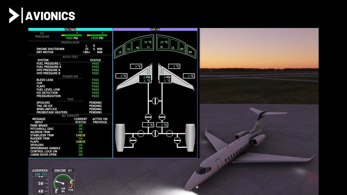 Chris Burnett from Working Title discusses the avionics systems in Microsoft Flight Simulator 2024: GNS 530, G1000 NXI, G3X Touch, G3000, Collins Proline 21, Honeywell Primus Epic 2, Universal UNS-1, and the Boeing 747-400 LCF Avionics system.