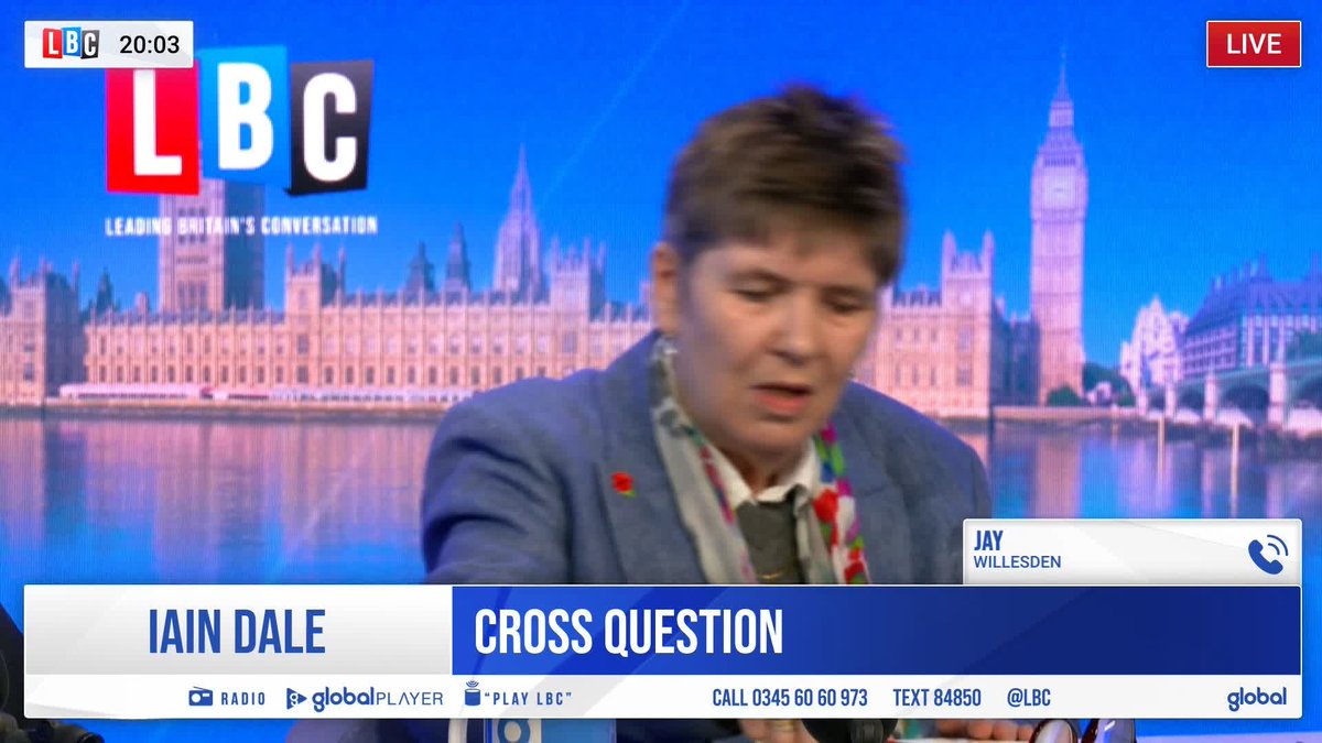 'I don't think Israel are using food as a weapon of war.' Non-affiliated peer Baroness Claire Fox tells Iain Dale 🏴🇬🇧 ⚒️ that the accusation that Israel is 'starving the people of Gaza is unmerited'.