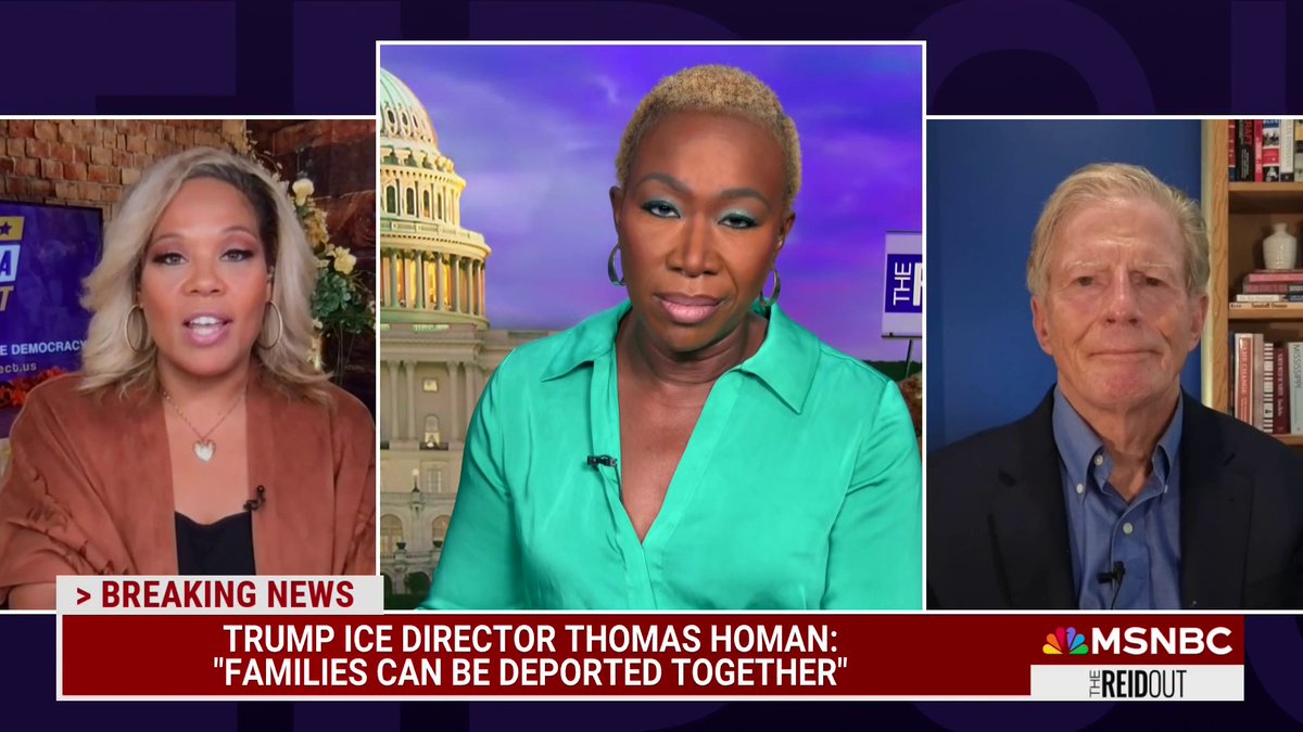 Trump's ICE director says, "Families can be deported together," in a chilling premonition of Trump's mass deportation plan--which could reportedly cost taxpayers billions. More on The ReidOut: