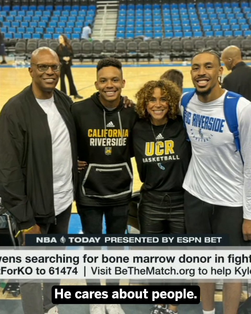 Kyle Owens, a former college basketball standout who played on his senior night hours after receiving a cancer diagnosis in March, is in need of a bone-marrow transplant. Malika Andrews with more on Owens' story.