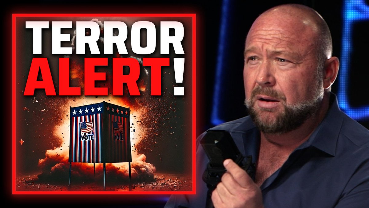 🚨FALSE FLAG TERROR ALERT!🚨 Globalist Controlled Federal Agencies Falsely Claim Trump Supporters Are Planning Violent Attacks During Disputed Election Alex Jones Warns Agencies Are Preparing To Frame American Patriots