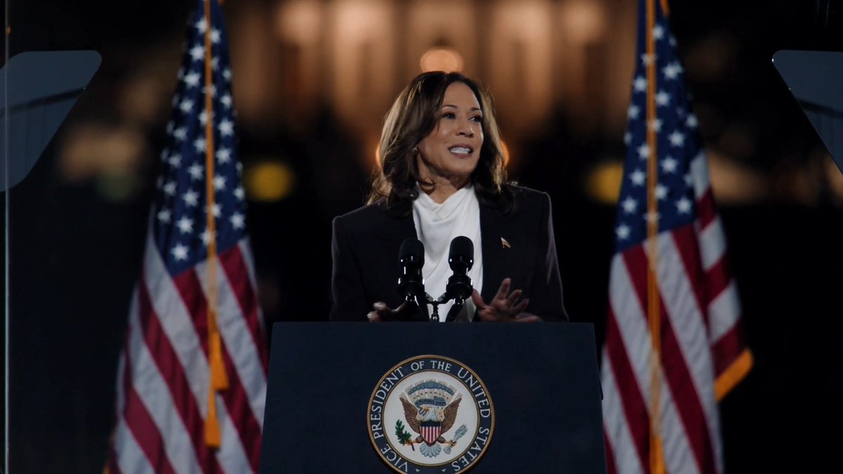Vice President Harris: Those who disagree with us are not ‘the enemy within,’ as Trump says. They are our fellow Americans. It is time to stop pointing fingers and start locking arms. It is time for a new generation of leadership