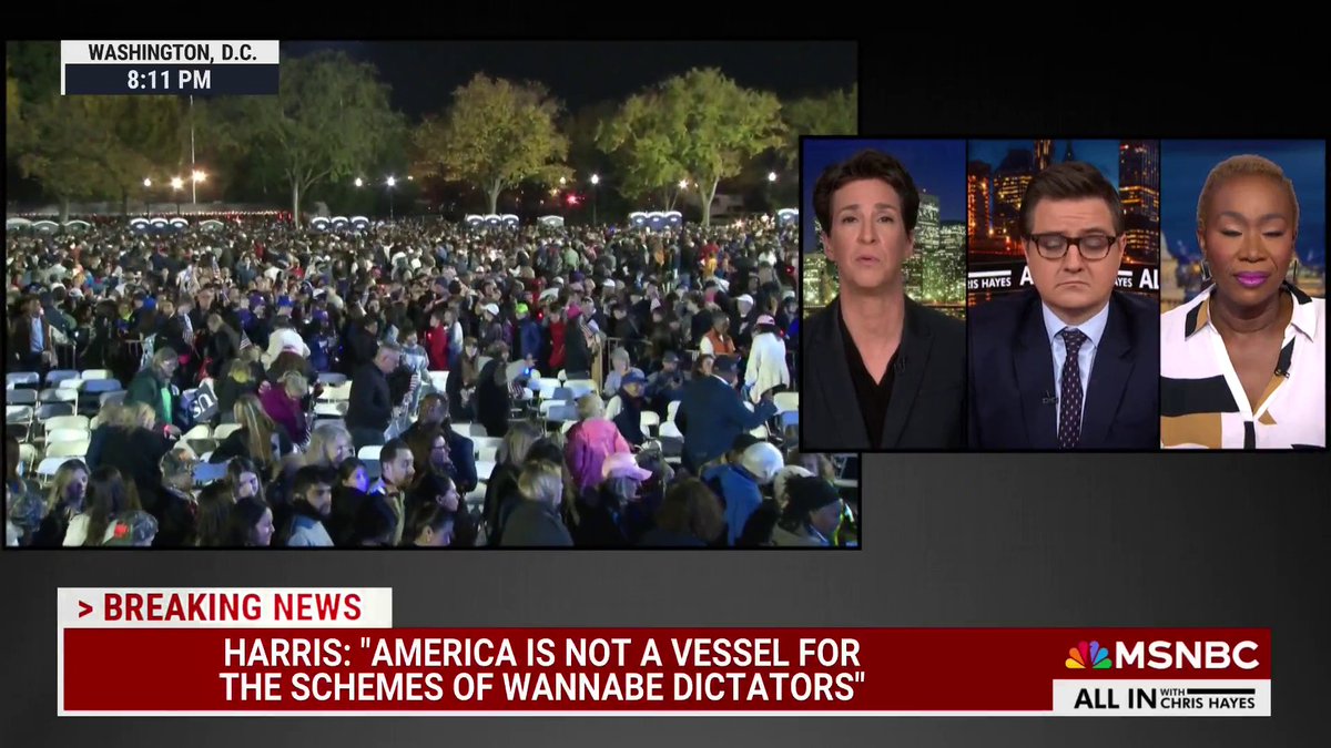 "I think it was probably the most important speech of her life thus far." Rachel Maddow reacts to Vice President Kamala Harris' closing argument speech.