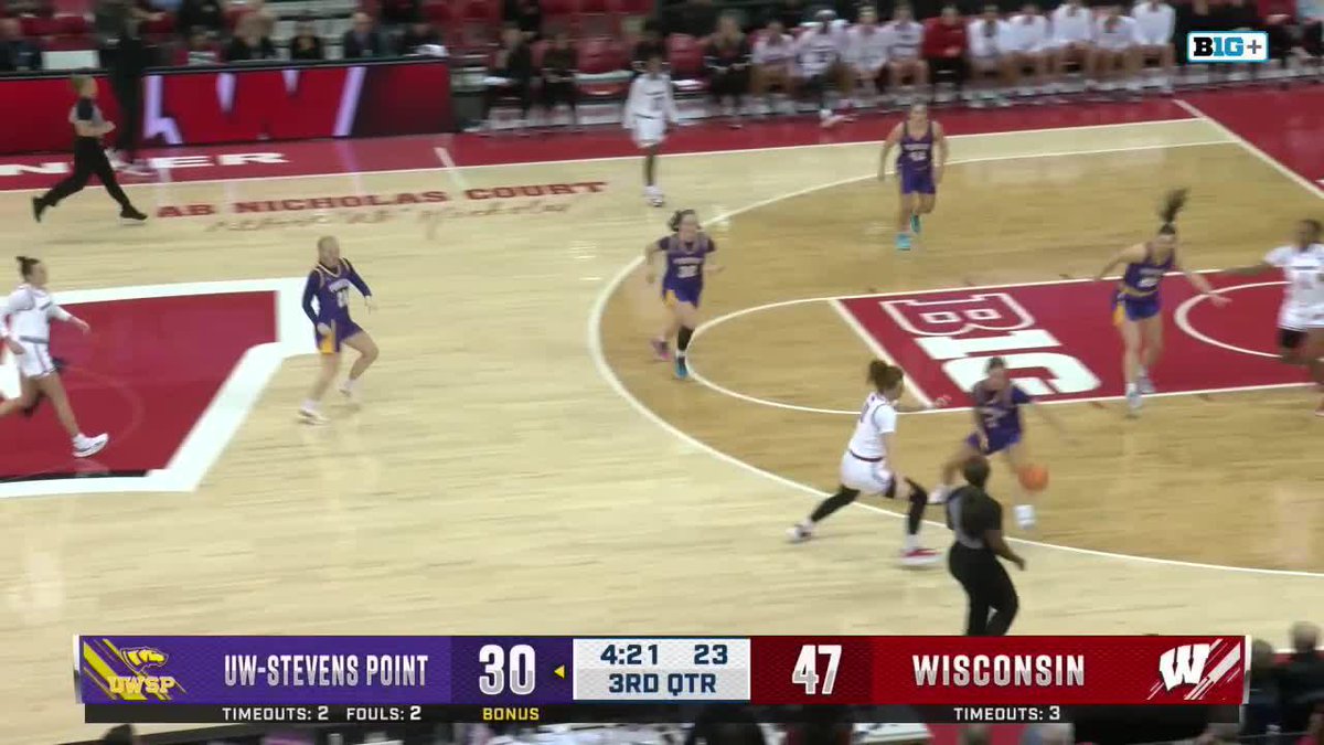 KRAHN FROM THE CORNER! #OnWisconsin