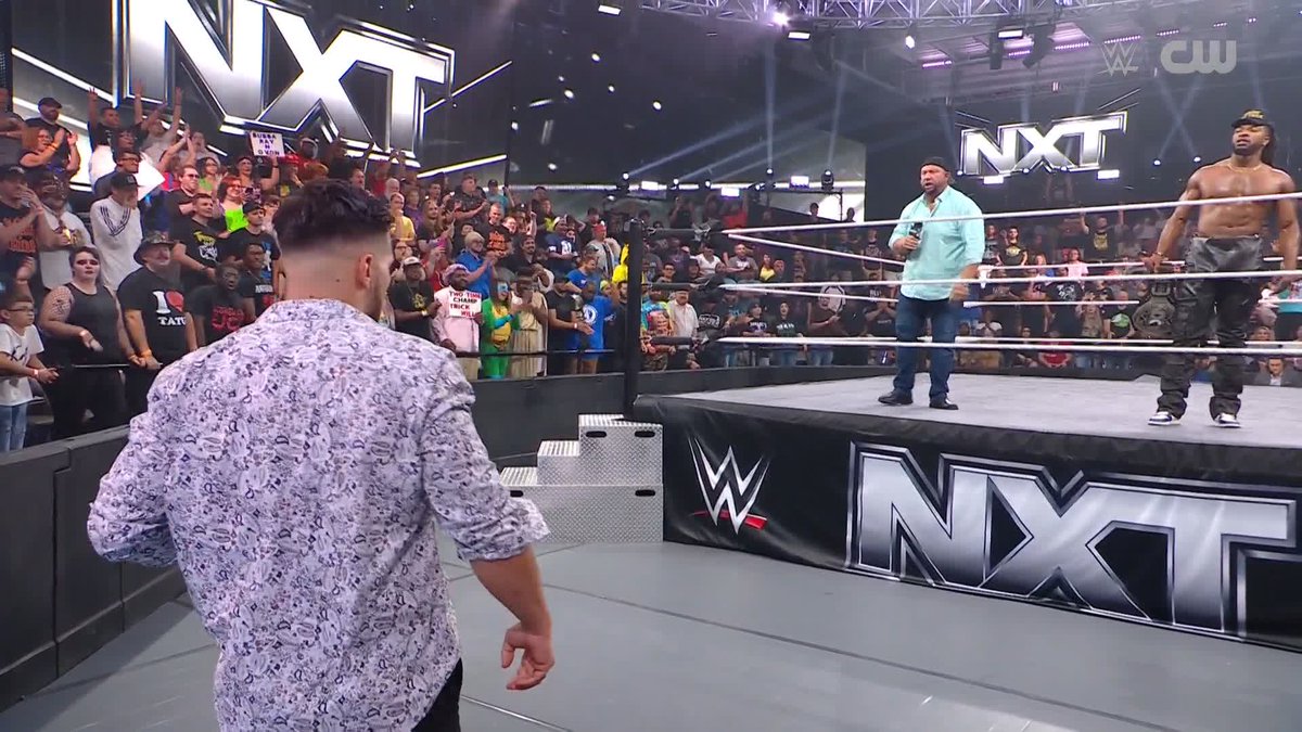 It's going down! 🔥 Trick Williams just made the save for Bully Ray, and now we've got ourselves a tag team match in Philly! 🙌 #WWENXT
