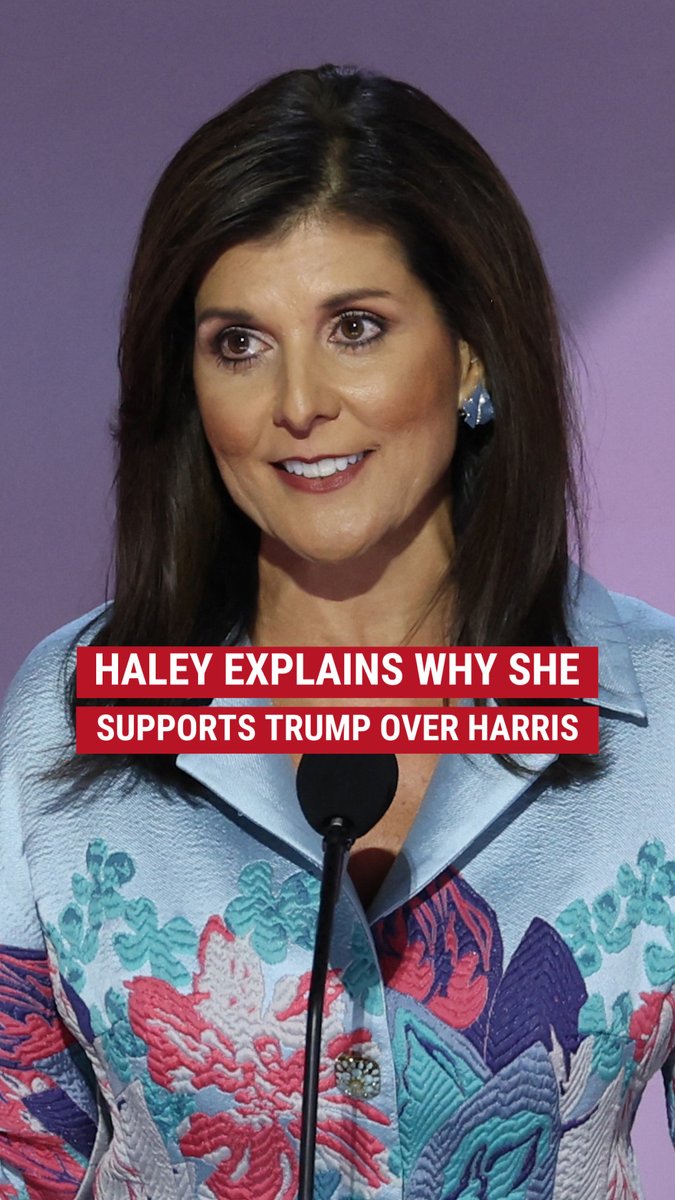 CLEAR CHOICE: Trump’s former GOP rival Nikki Haley says it’s more important to support policy over personality in explaining why she supports Trump over VP Harris for president.