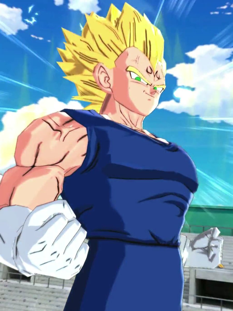 【ULTRA"魔人ベジータ"参戦決定!!】 射撃アーツカウンターからの反撃が超強力なアタッカーだ! ユニークゲージ最大時、3回まで敵の射撃アーツをカウンターしつつ、敵全体に交代禁止を付与! さらに必殺アーツをドローし、カウンターから追撃可能だぞ! #レジェンズ #ドラゴンボール