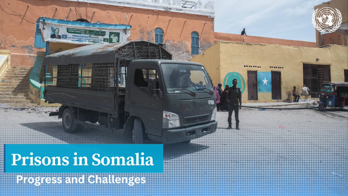 Strengthening the #RuleOfLaw in #Somalia includes a prison system which promotes dignity and #HumanRights - in #Somalia, United Nations justice and corrections experts support Ministry of Justice and Constitutional Affairs🇸🇴's reform efforts, guided by the #NelsonMandelaRules. Check out this video to learn more!