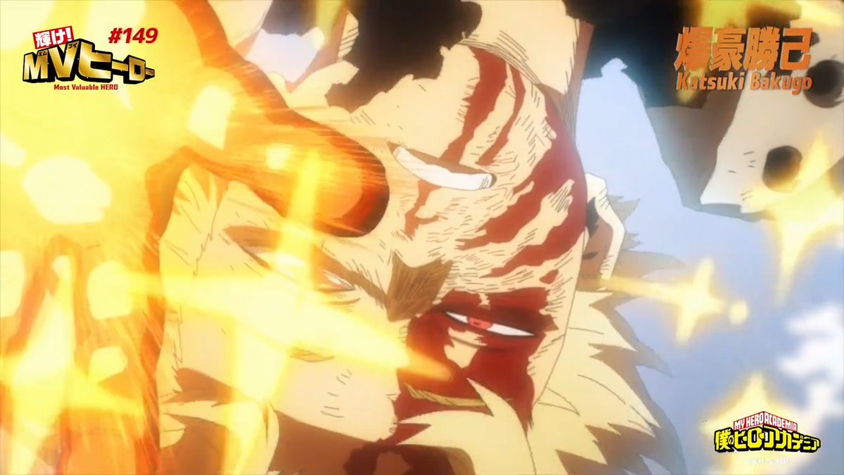 『僕のヒーローアカデミア』 7期 MVヒーロー #ヒロアカMVP プレイバック!! 7期第11話(No.149) 「Light Fades To Rain」 爆豪勝己 "大・爆・殺・神ダイナマイト" #ヒロアカ #heroaca_a