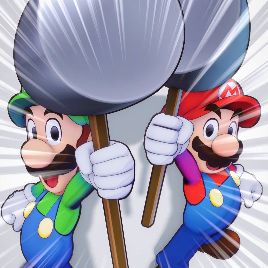It's hammer time! #MarioLuigi