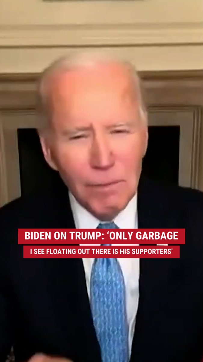 'TRASH' TALK: Biden calls Trump supporters "garbage" during Harris campaign call as VP tries to sell unity message. More details on the viral moment and the widespread reactions to the clip pouring in.