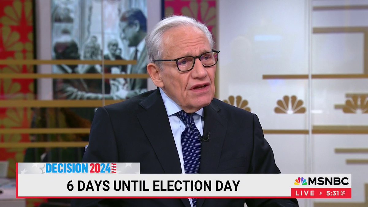 "His interest is only himself. He has no idea of what the responsibility to the people is. That's the job of the president...Voters, he does not care about you." Bob Woodward on Trump