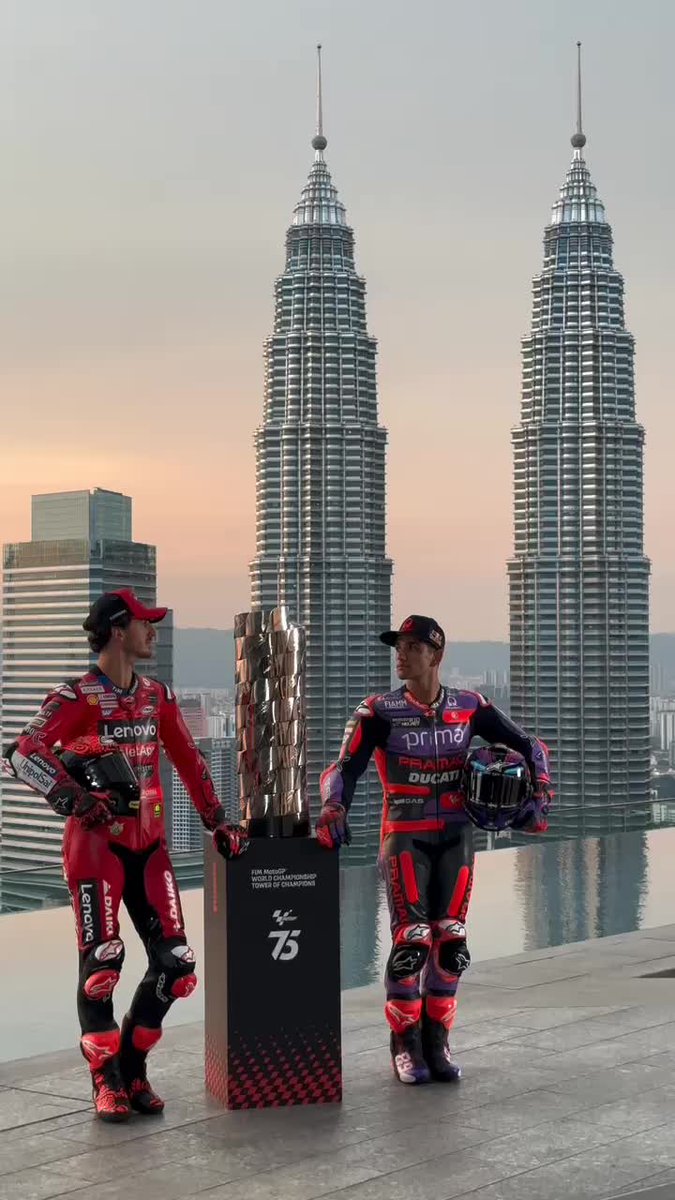 Three towers and two heroes #TheRematch 🏁 | #MalaysianGP 🇲🇾