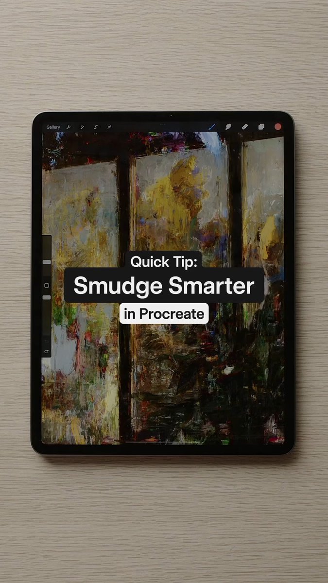 Smudge smarter — not harder 👆✨ Here’s a quick tip to speed up your painting workflow in #Procreate: Tap Actions → Prefs → Gesture Controls → Smudge What other gestures do you customize to personalize your app? Comment below ⬇️ Artwork by: Andrey Malykh