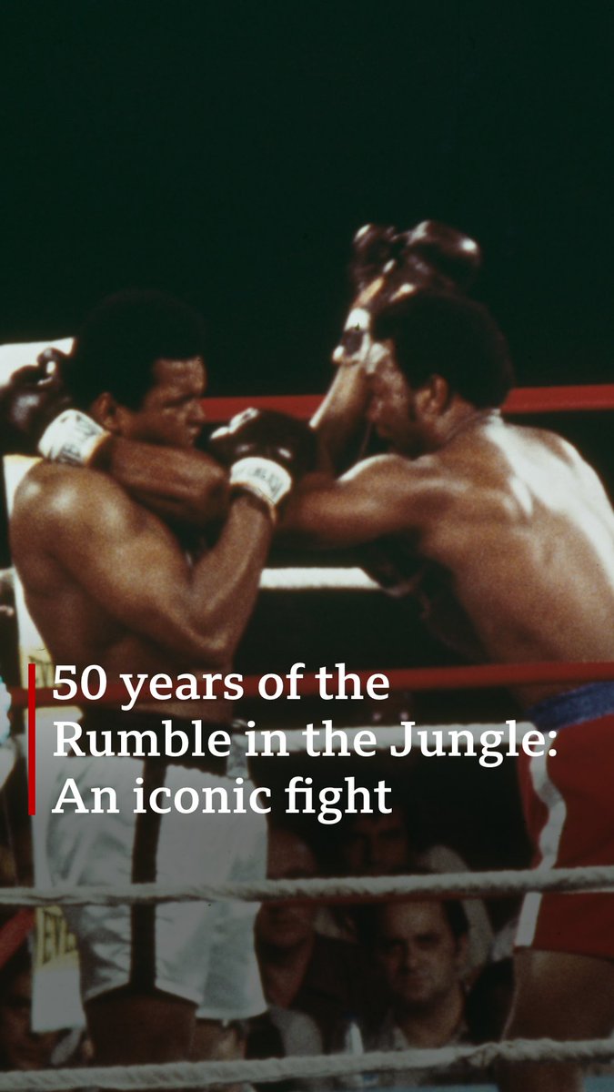 Fifty years ago, Muhammad Ali and George Foreman’s Rumble in the Jungle redefined boxing, becoming a powerful symbol of resilience and defiance.