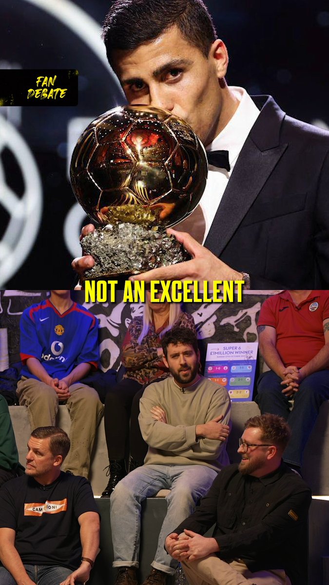 “Why don’t you think Rodri is a beautiful footballer?” 👀 Things got heated between Paul Scholes Rory Jennings 🍊🦩 and Esteemed Kompany over Rodri’s Ballon d'Or win! 🔥