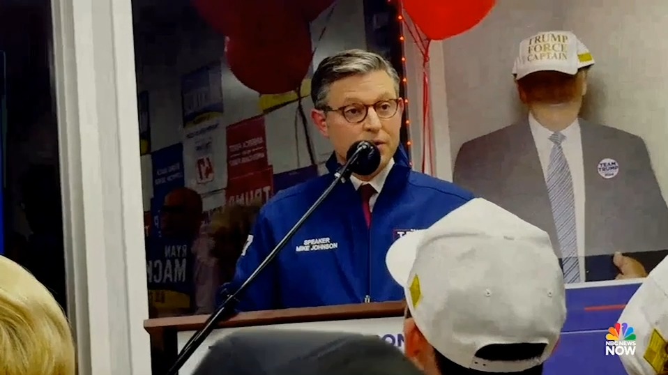 Mike Johnson says one of Trump’s top priorities will be to repeal the Affordable Care Act and rip away health care from tens of millions of Americans: “No Obamacare”