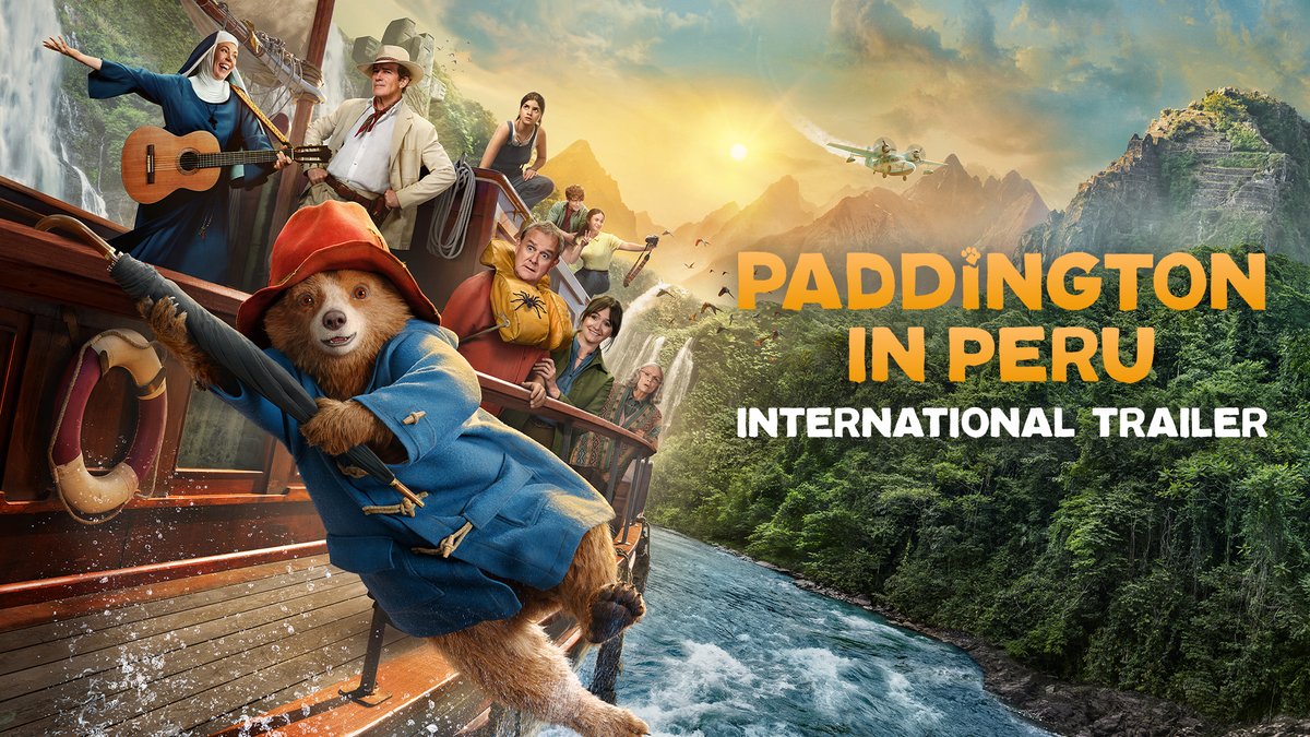 New trailer for ‘PADDINGTON IN PERU.’ Releasing in theaters on January 17 &amp; in the UK on November 8.