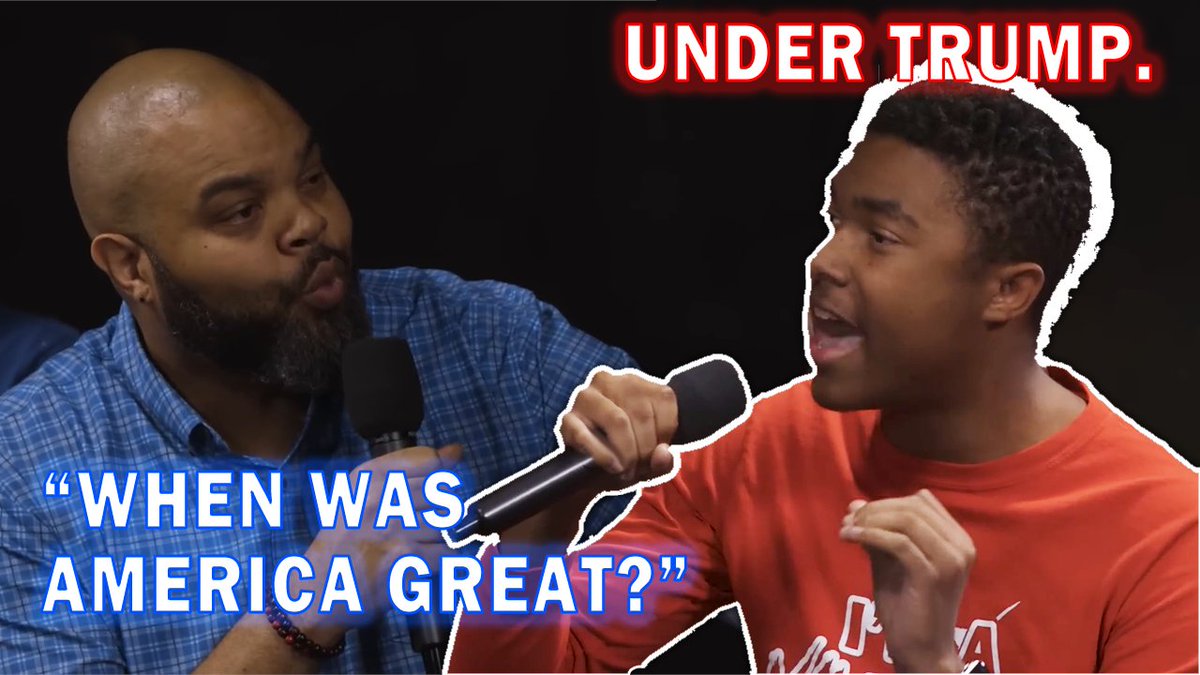 A Black Democrat asked me when America was great for Black Men. He didn't like my answer very much.