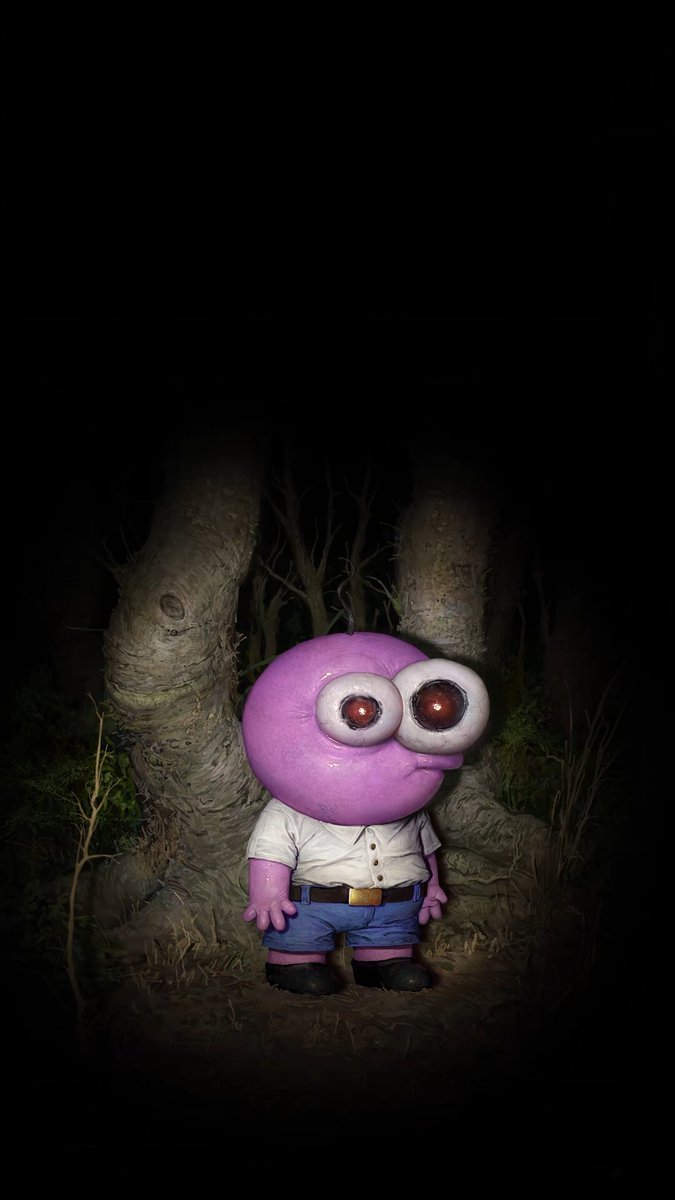 Don’t go beyond the rickety bridge. Collaboration with Dan Peacock #smilingfriends #horror