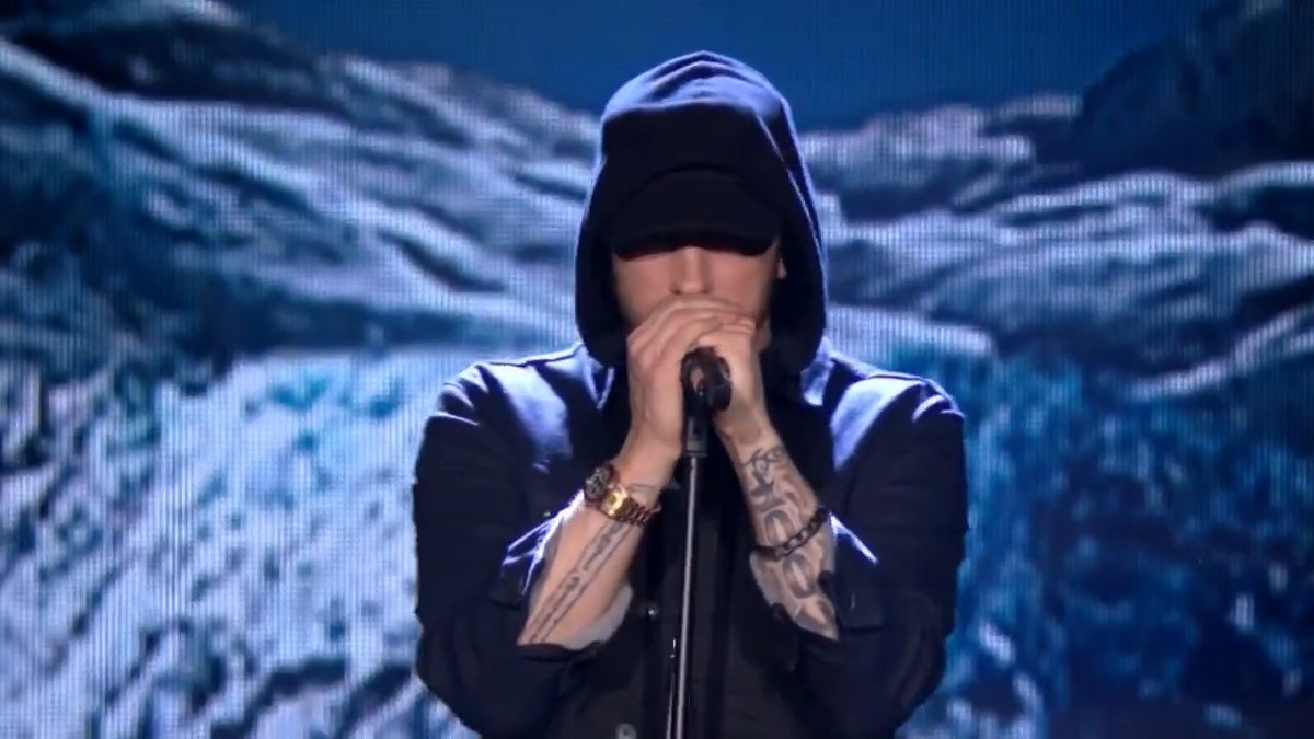 Why are my expectations so high? Because Marshall Mathers and Skylar Grey set the bar with this unforgettable #MTVEMA performance of "Walking on Water" 🎤