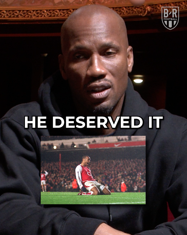 🗣️ “Pick one player who NEVER won a Ballon d’Or that you think deserved to.” 🏆 Didier Drogba: “Thierry Henry — he deserved it like TEN TIMES!” 👑 🎥 B/R Football