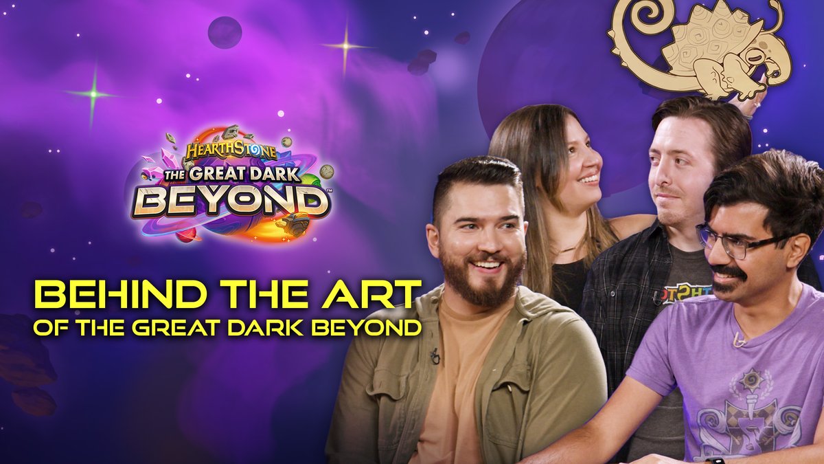 The Great Dark Beyond's art is out of this world! 🪐 Sit down with the devs for a look at concept art, SFX, and everything else that brings the (outer)world of Warcraft to life in Hearthstone.
