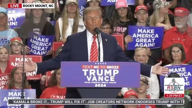 Trump on Americans who don’t support him: “These are horrible people. Oops, we should get along with everybody. They’re horrible people. Some people you just can’t get along with”