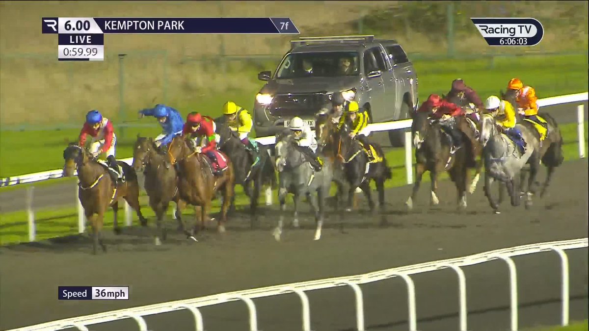 British Blue on debut gets the job done for Richard Hannon and Joe leavy in the Unibet Zero% Mission/British Stallion Studs EBF Fillies' Novice Stakes 👏