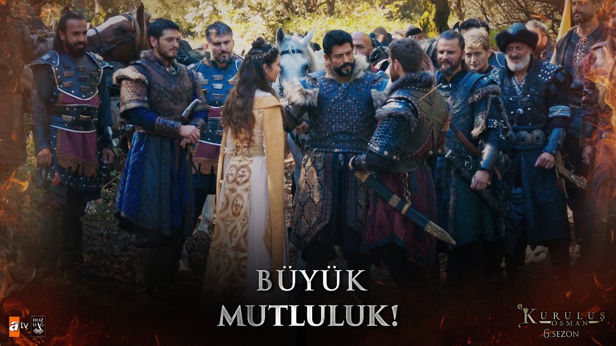 Holofira, Orhan Bey’in evlenme teklifini kabul etti! Holofira accepted Orhan Bey's marriage proposal! #KuruluşOsman heyecan yeni bölümüyle #atv’de devam ediyor! Bozdağ Film atv