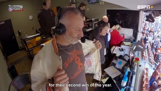A win for Jim. The Cleveland Browns last second victory Sunday was an emotional one 🧡