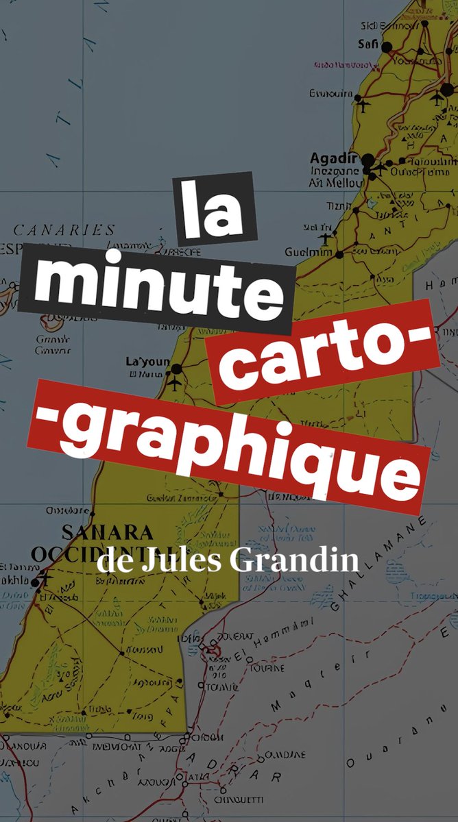 🇲🇦🔄🗺️Le 28 octobre, premier jour de la visite d’Emmanuel Macron au Maroc, le ministère de l’intérieur modifie - et douce - sa cartographie du territoire marocain. Ça valait bien une nouvelle Minute Cartographique ⏱️🗺️⬇️