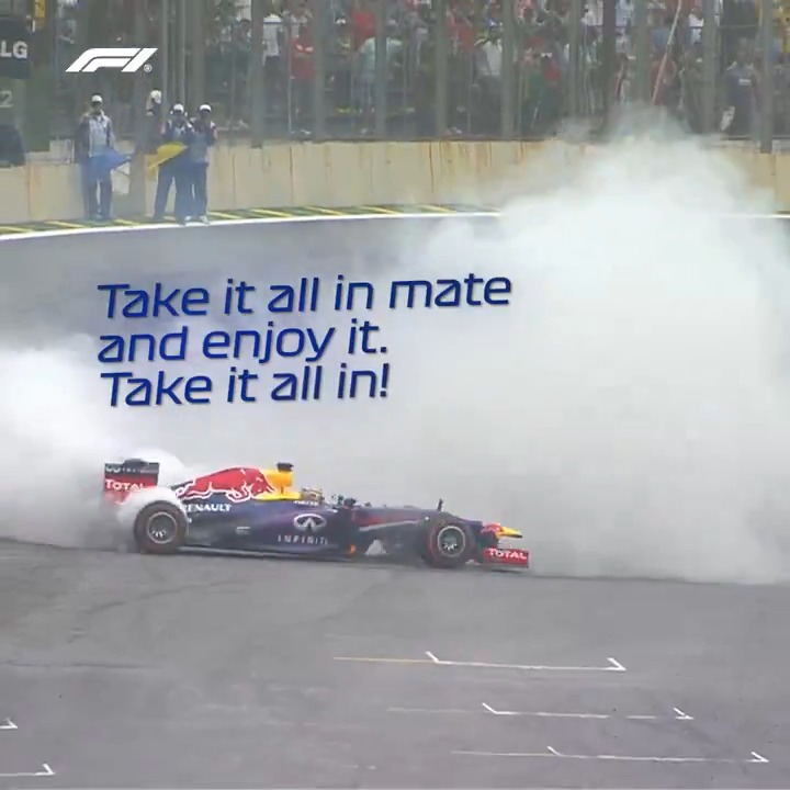 A fan favourite bids farewell in Brazil 👋 Mark Webber's F1 career came to an end in 2013 after 217 entries, 42 podiums and nine Grand Prix wins 💙 #F1 #BrazilGP