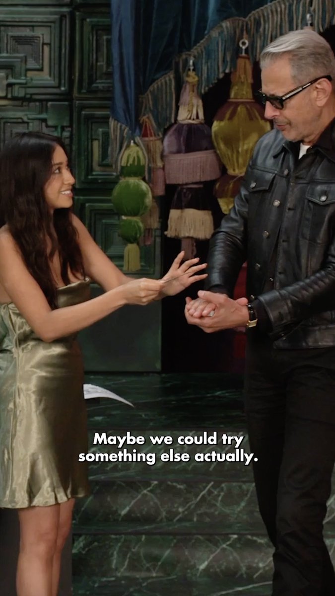 See if you can impress The Wizard with a magic trick like Anna! Post yours with #WickedMagic and you may get a duet from Jeff Goldblum himself!