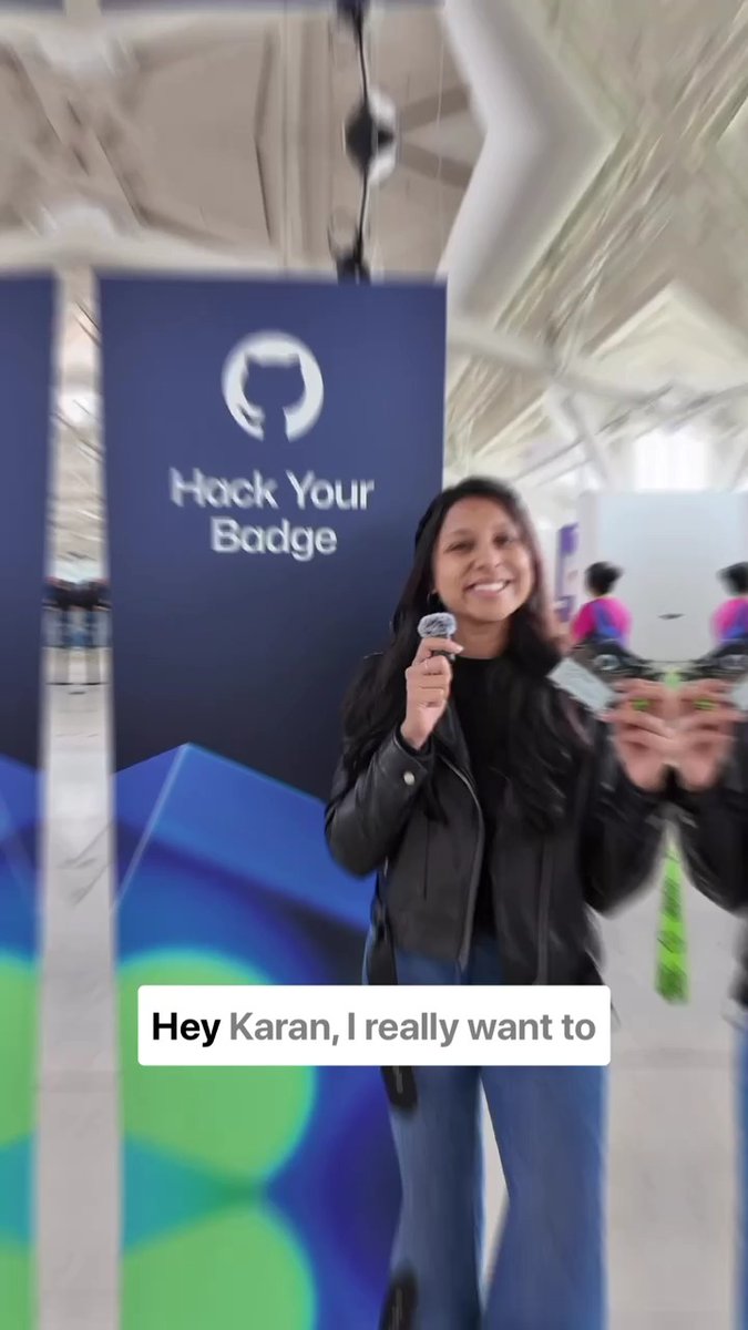 Let’s hack a #GitHubUniverse badge!